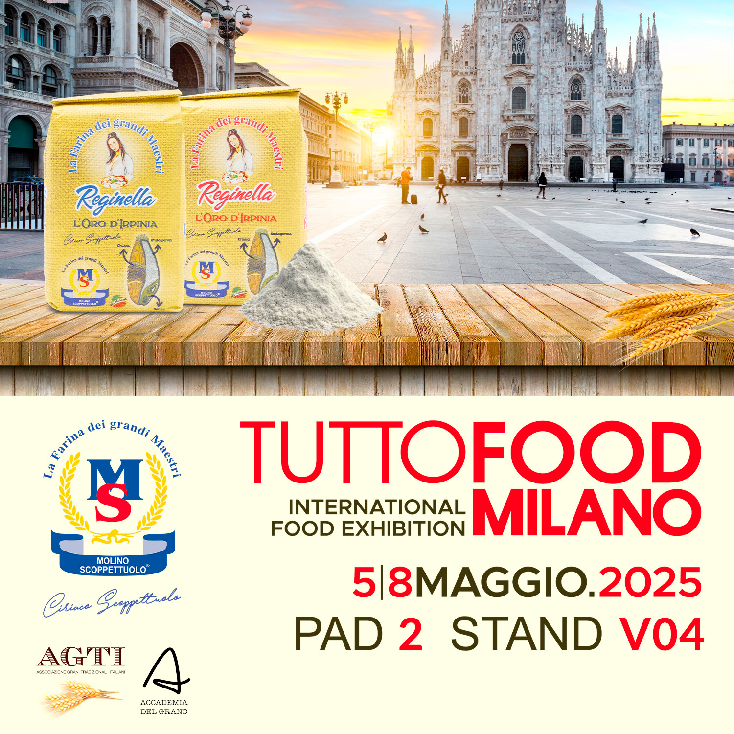 Il Molino Scoppettuolo dal 5 all'8 maggio 2025 presente al TuttoFood di Milano